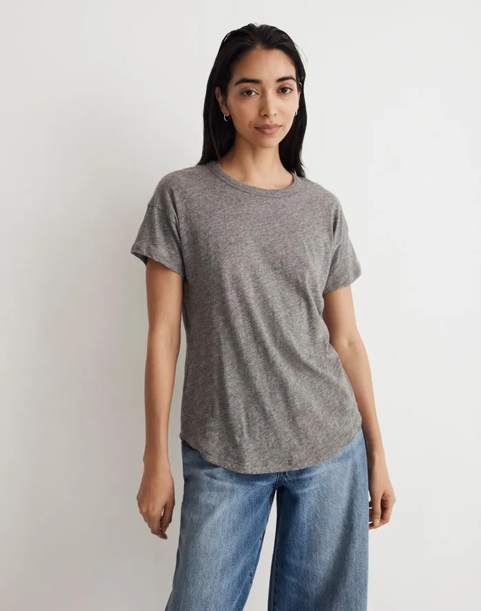 Women Tees Madewell Whisper Crew Neck Tee