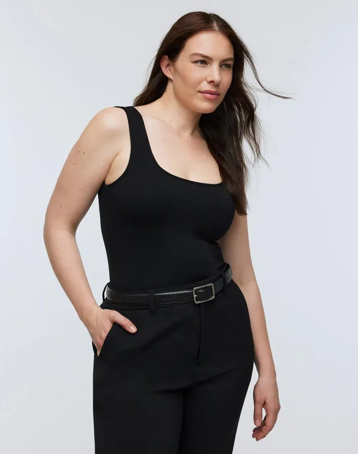 Women Tees Madewell WideStrap Tank Thong Bodysuit