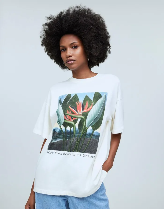 Women Tees Madewell X NYBG Graphic ExBoyfriend Tee