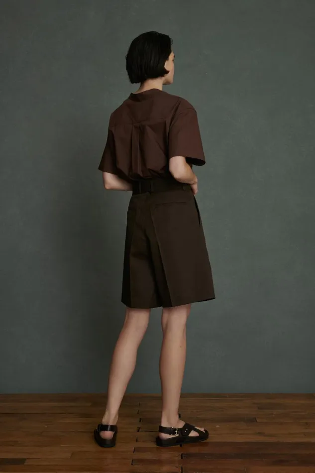 Women TEGAN BLOUSE Chocolate Soeur Shirts