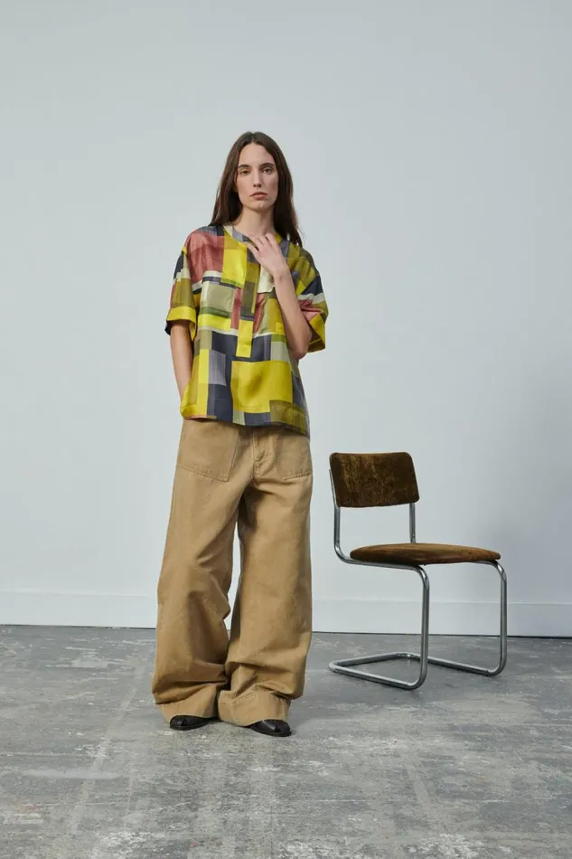 Women TEGAN SHIRT Yellowkhaki Soeur Shirts