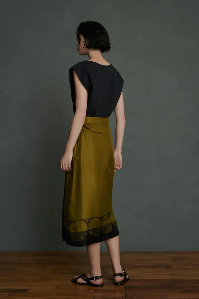 Women TENSI SKIRT Khakiblack Soeur Skirts and Shorts