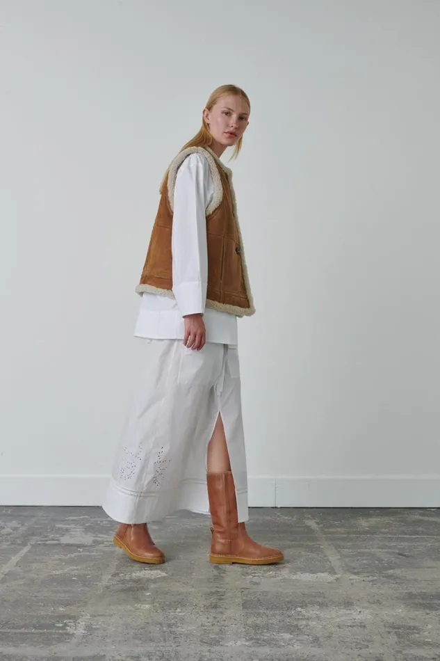 Women TERESA SKIRT White Soeur Skirts and Shorts