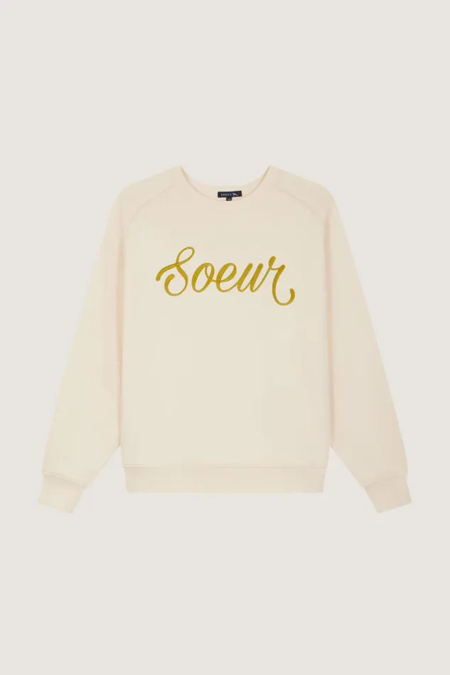 Women THIBAULT SWEATSHIRT Offwhite Soeur TShirts and Sweatshirts