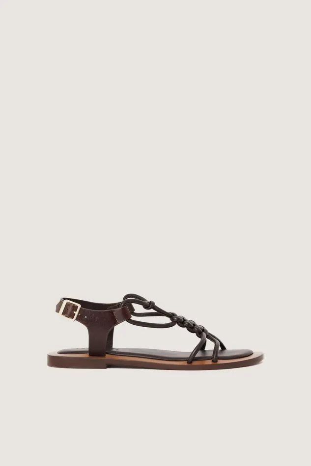 Women TINY SANDALS Dark Brown Soeur Shoes