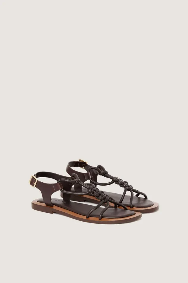 Women TINY SANDALS Dark Brown Soeur Shoes