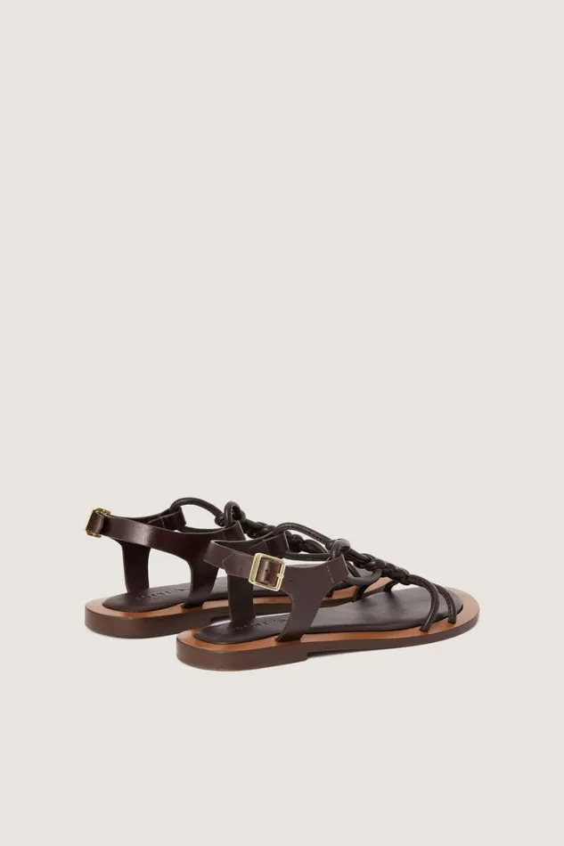 Women TINY SANDALS Dark Brown Soeur Shoes