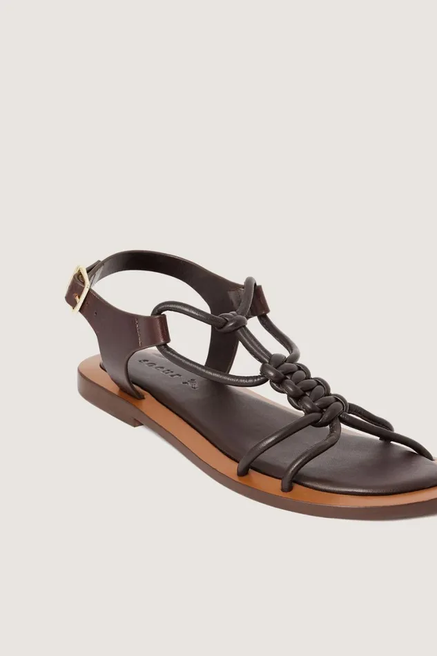 Women TINY SANDALS Dark Brown Soeur Shoes