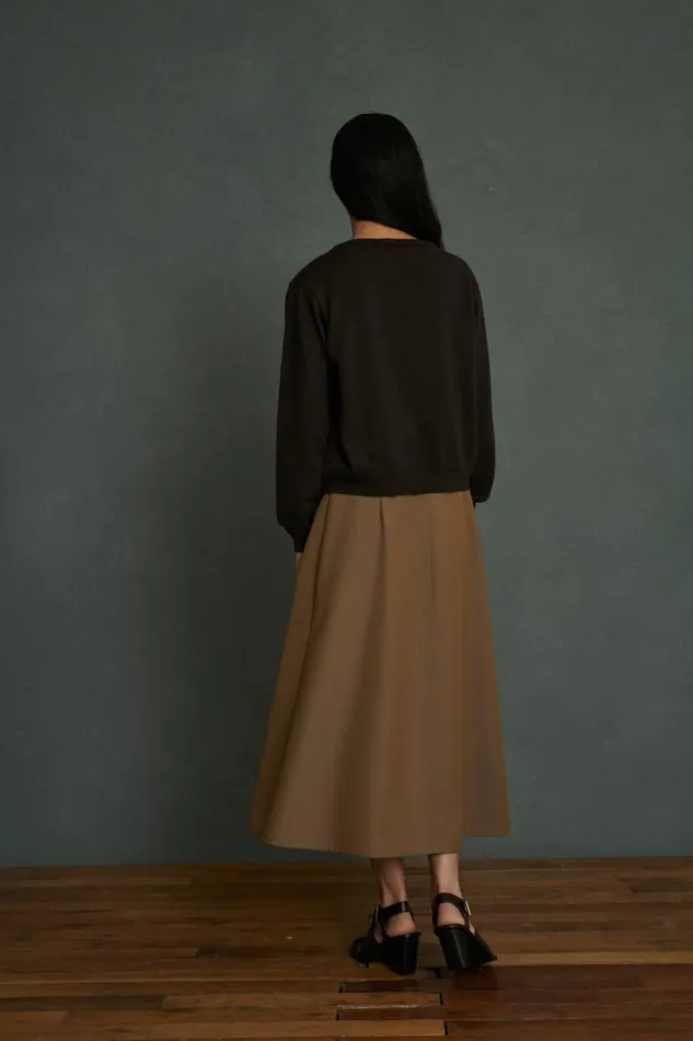 Women TITA CARDIGAN Dark Brown Soeur Jumpers and Cardigans
