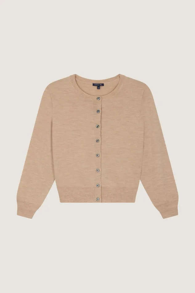 Women TITA CARDIGAN Light Beige Soeur Jumpers and Cardigans