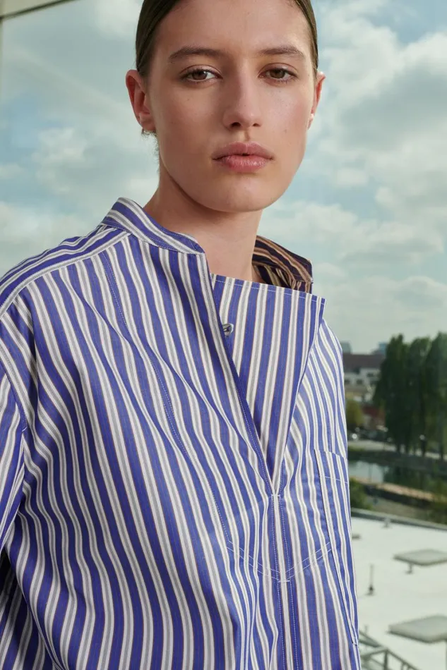 Women TOGO SHIRT Blueoffwhite Soeur Shirts
