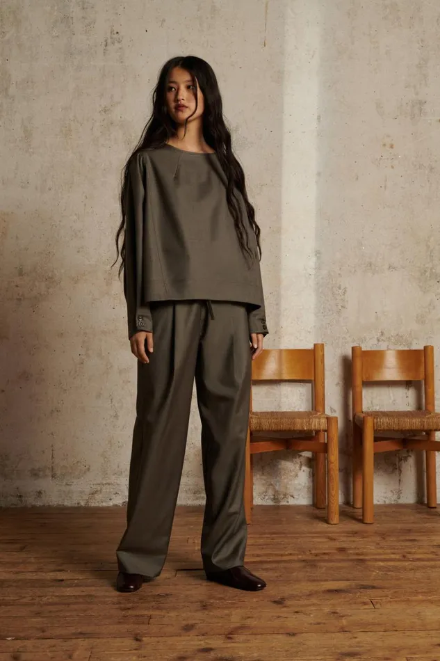 Women TOKYO TROUSERS Grey Soeur Trousers
