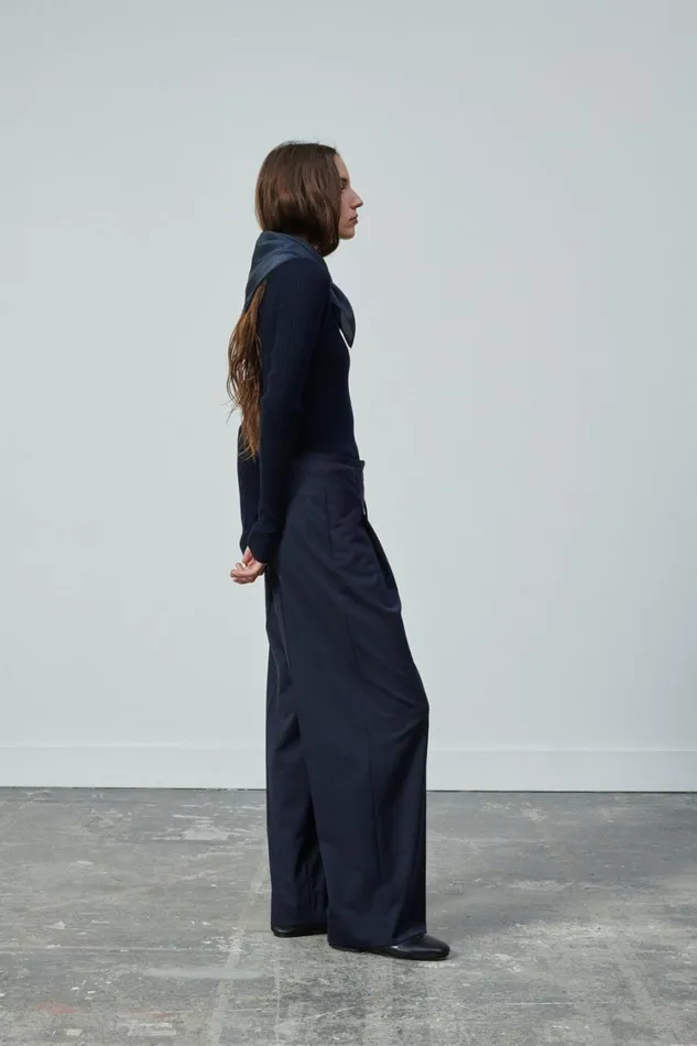Women TOKYO TROUSERS Navy Soeur Trousers