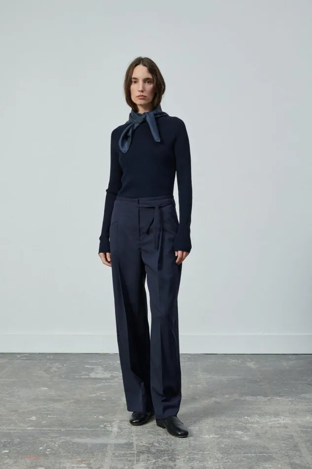 Women TOKYO TROUSERS Navy Soeur Trousers