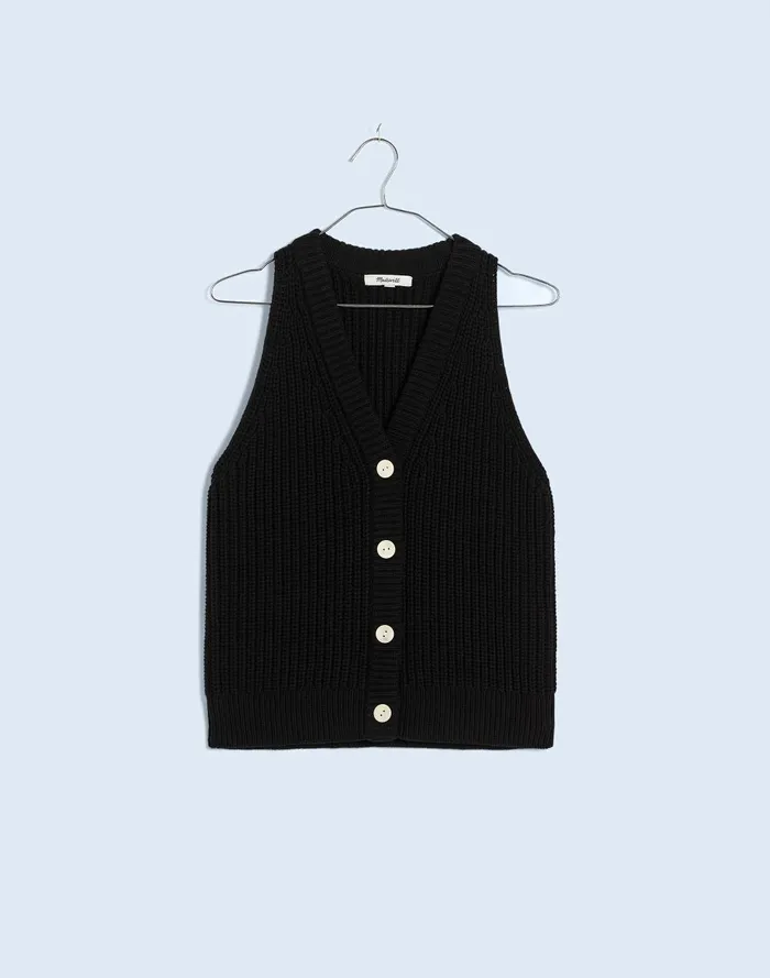 Women Tops and Shirts Madewell Cutaway Sweater Vest
