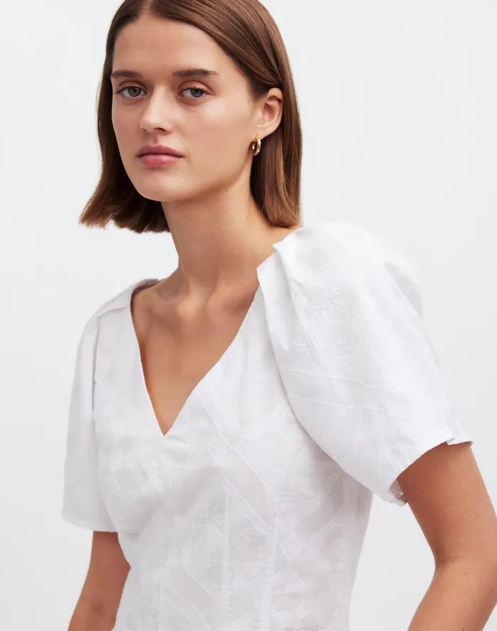 Women Tops and Shirts Madewell Darted VNeck Top In Floral