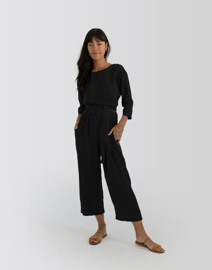 Women Tops and Shirts Madewell Gracemade Rhoda Tencel Wrap Top