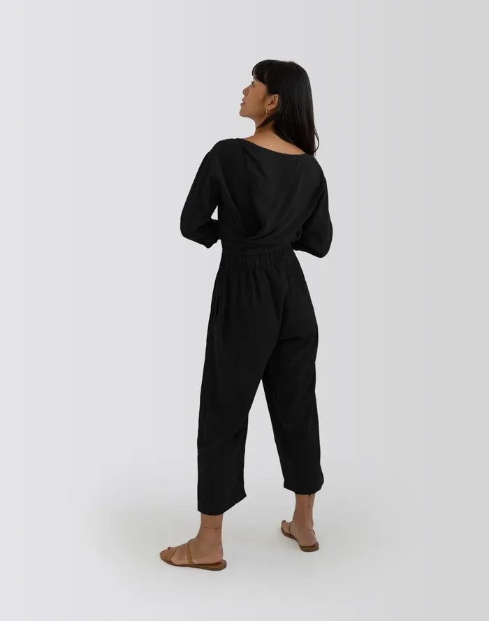 Women Tops and Shirts Madewell Gracemade Rhoda Tencel Wrap Top