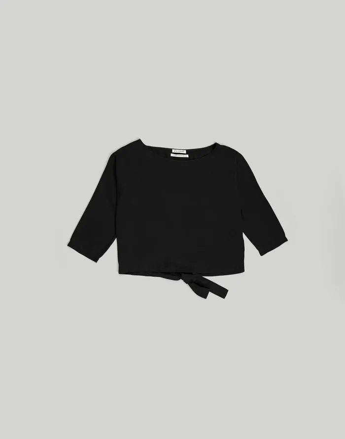 Women Tops and Shirts Madewell Gracemade Rhoda Tencel Wrap Top