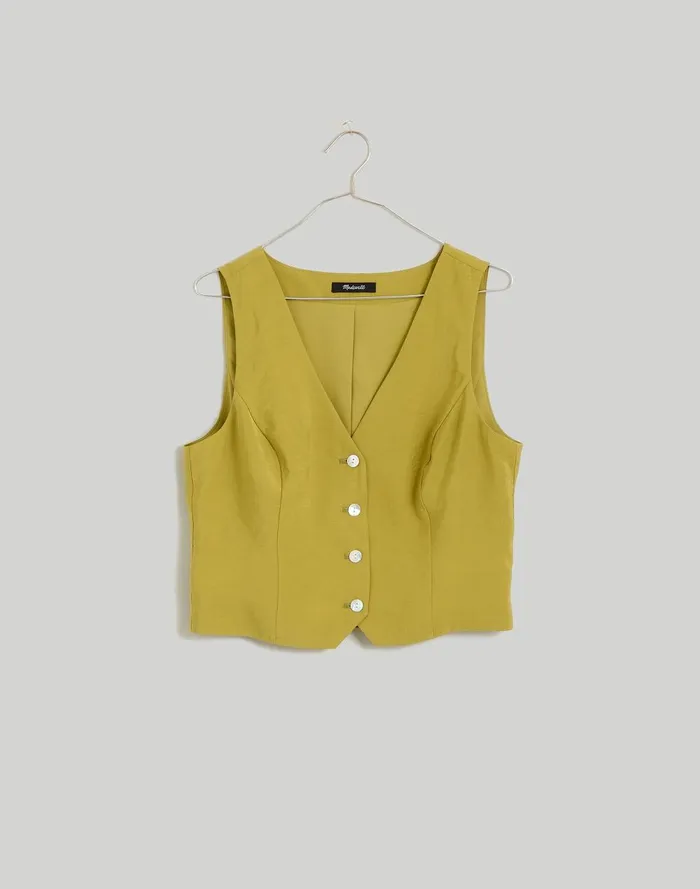 Women Tops and Shirts Madewell Katrina Crop Vest Top In Softdrape