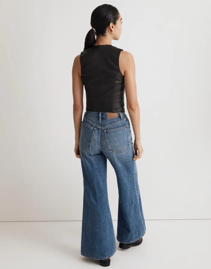 Women Tops and Shirts Madewell Leather Vest