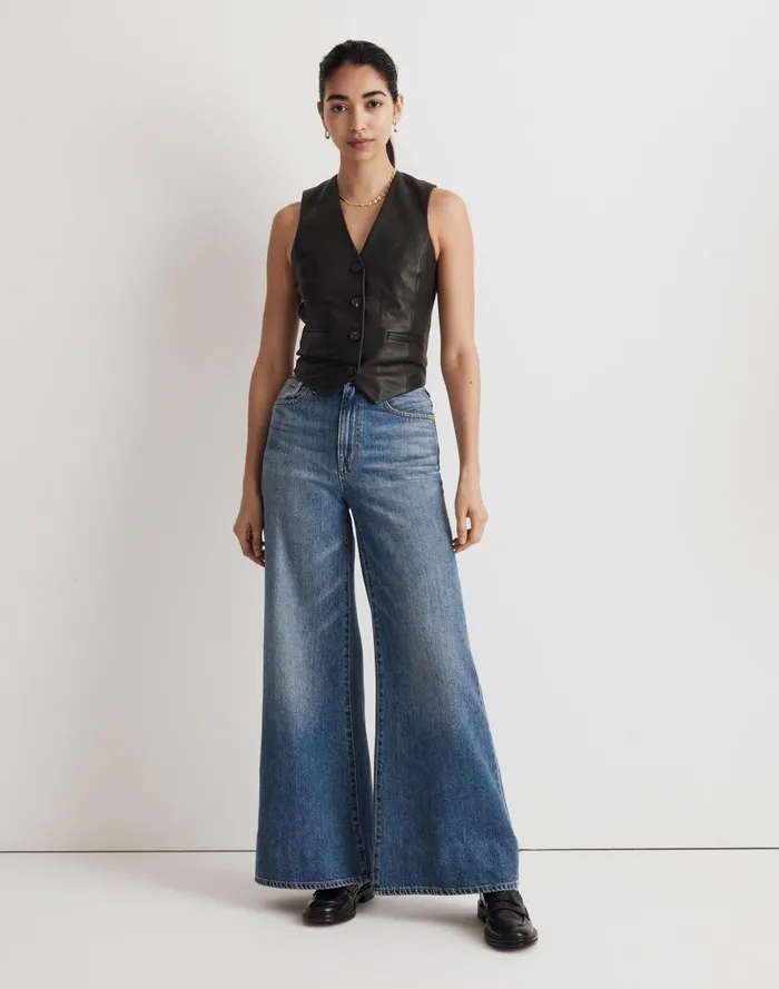 Women Tops and Shirts Madewell Leather Vest