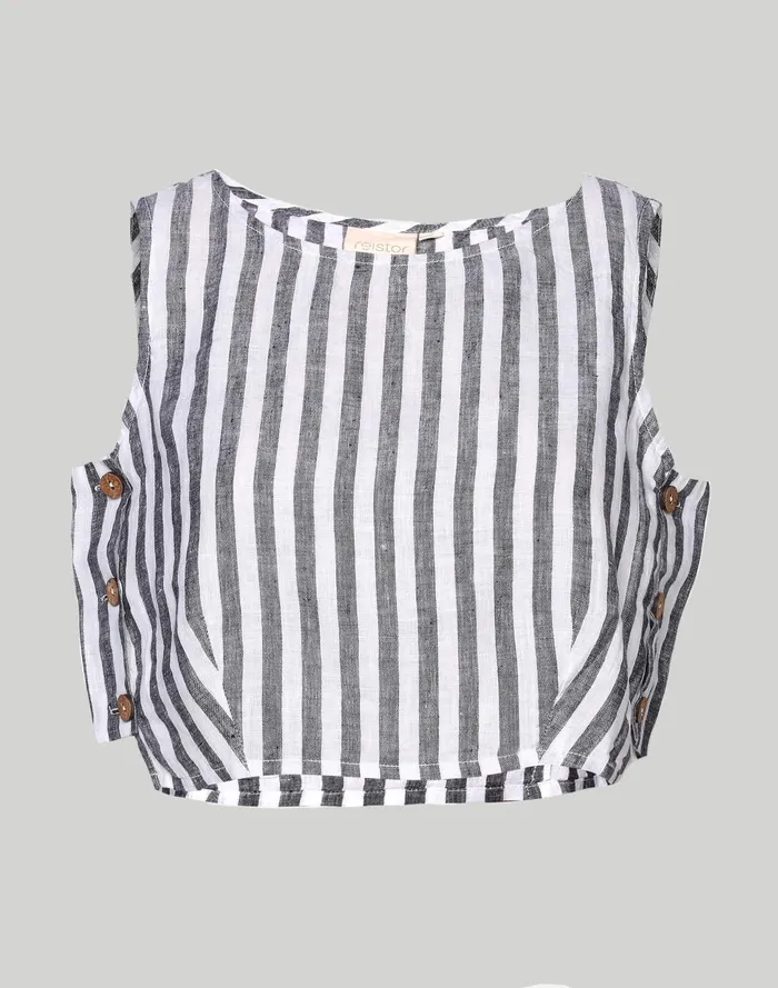 Women Tops and Shirts Madewell Reistor Boxy Crop Top