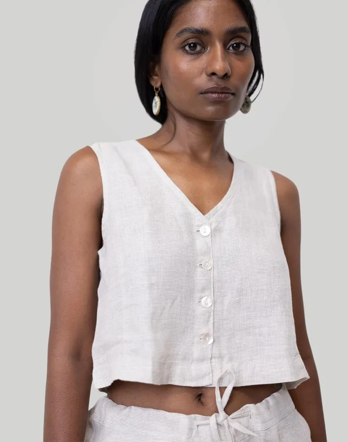Women Tops and Shirts Madewell Reistor Crop Vest