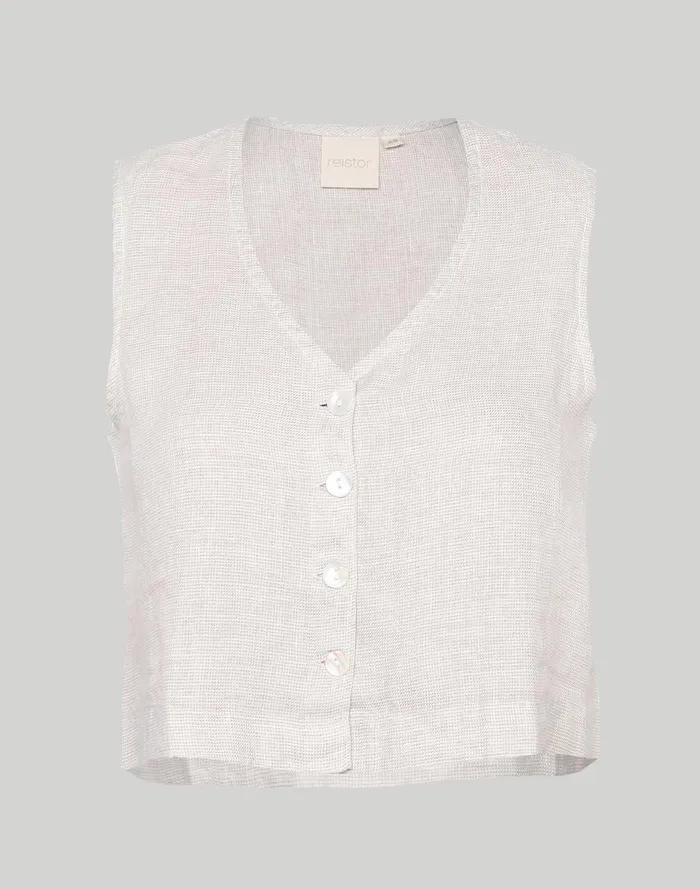 Women Tops and Shirts Madewell Reistor Crop Vest