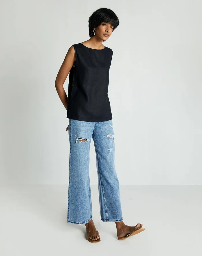 Women Tops and Shirts Madewell Reistor The Black In Business Top