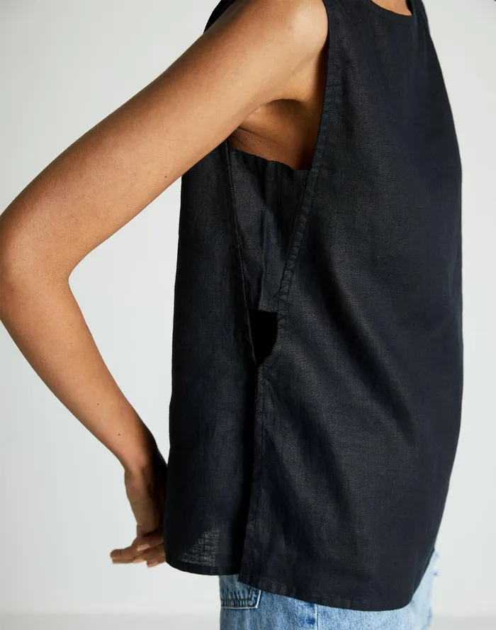 Women Tops and Shirts Madewell Reistor The Black In Business Top