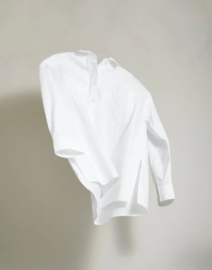 Women Tops and Shirts Madewell The Oversized Straight Hem Shirt In Signature Poplin