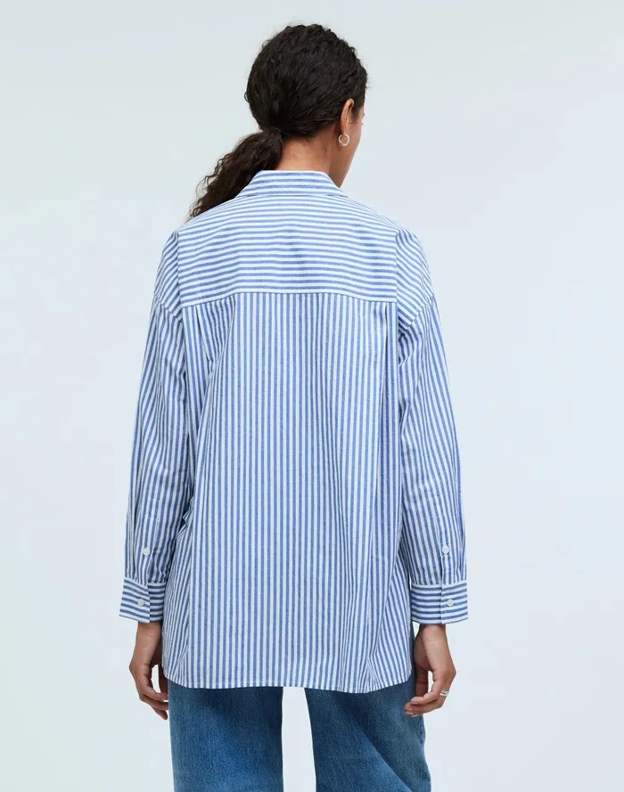 Women Tops and Shirts Madewell The Signature Poplin Oversized Shirt