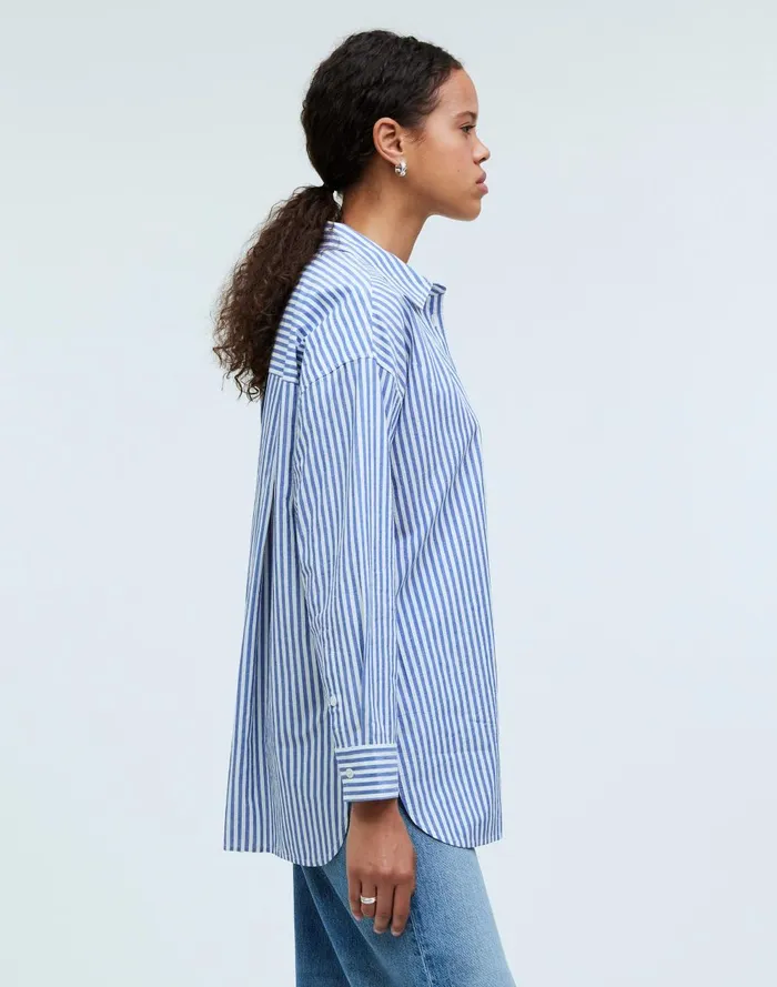 Women Tops and Shirts Madewell The Signature Poplin Oversized Shirt