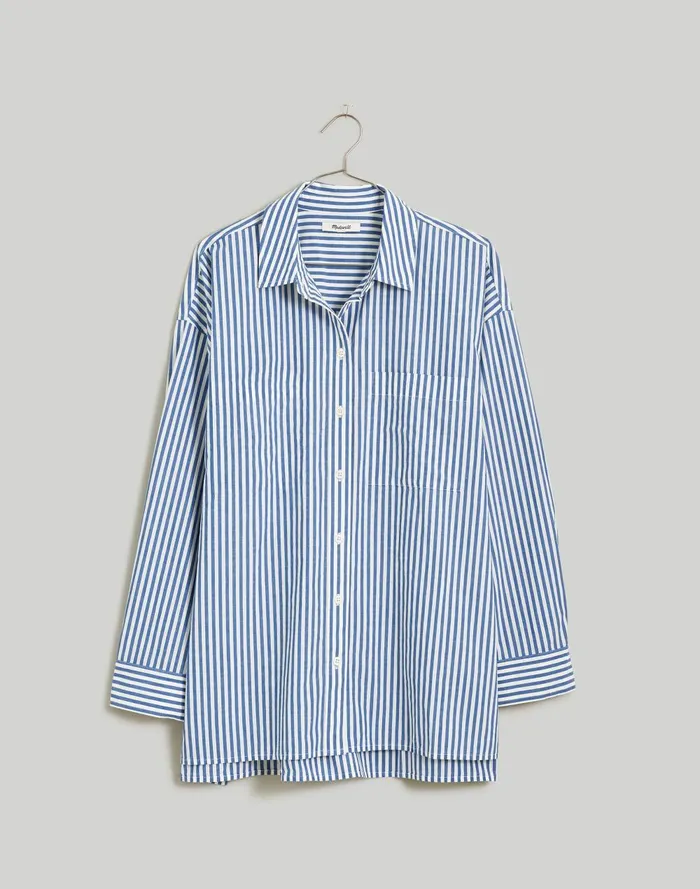 Women Tops and Shirts Madewell The Signature Poplin Oversized Shirt