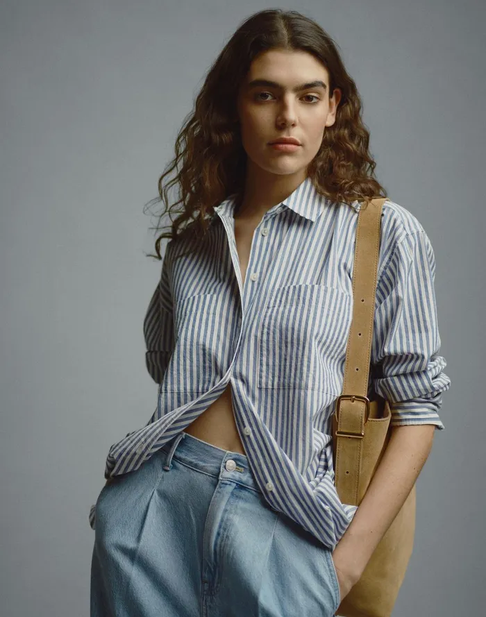 Women Tops and Shirts Madewell The Signature Poplin Oversized Shirt