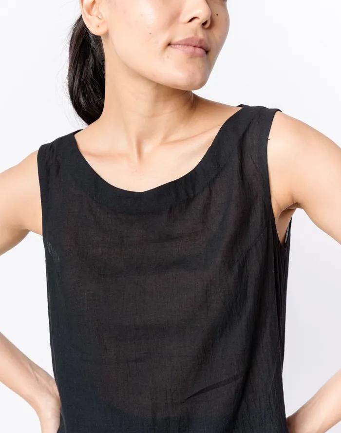 Women Tops and Shirts Madewell World Of Crow Classic Black Tank Top