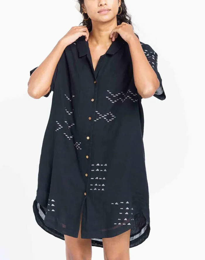 Women Tops and Shirts Madewell World Of Crow RelaxedFit Shirt Tunic