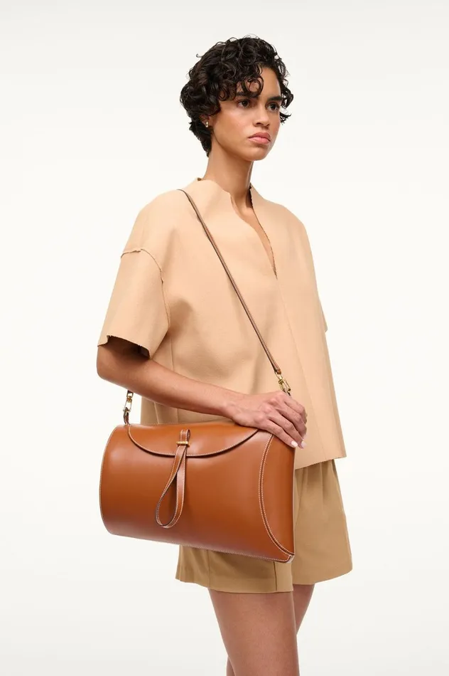 Women Tops STAUD STAUD AMIGONI TOP FAWN Women Tops STAUD STAUD AMIGONI TOP FAWN