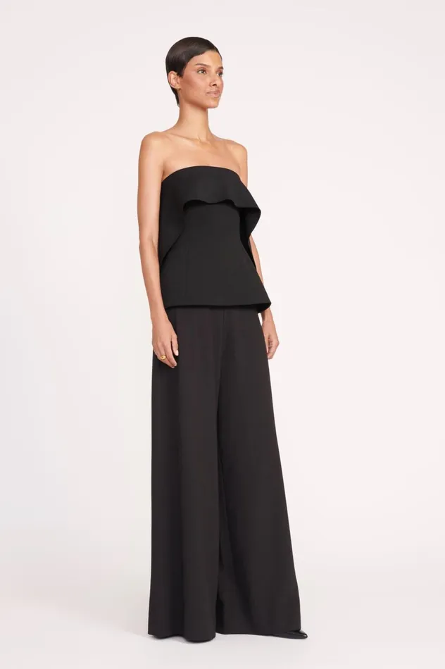 Women Tops STAUD STAUD ANASTASIA TOP BLACK Women Tops STAUD STAUD ANASTASIA TOP BLACK