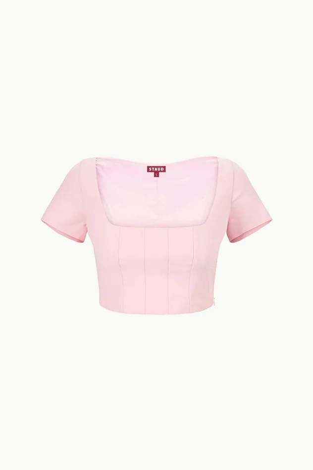 Women Tops STAUD STAUD ANYA TOP CHERRY BLOSSOM Women Tops STAUD STAUD ANYA TOP CHERRY BLOSSOM