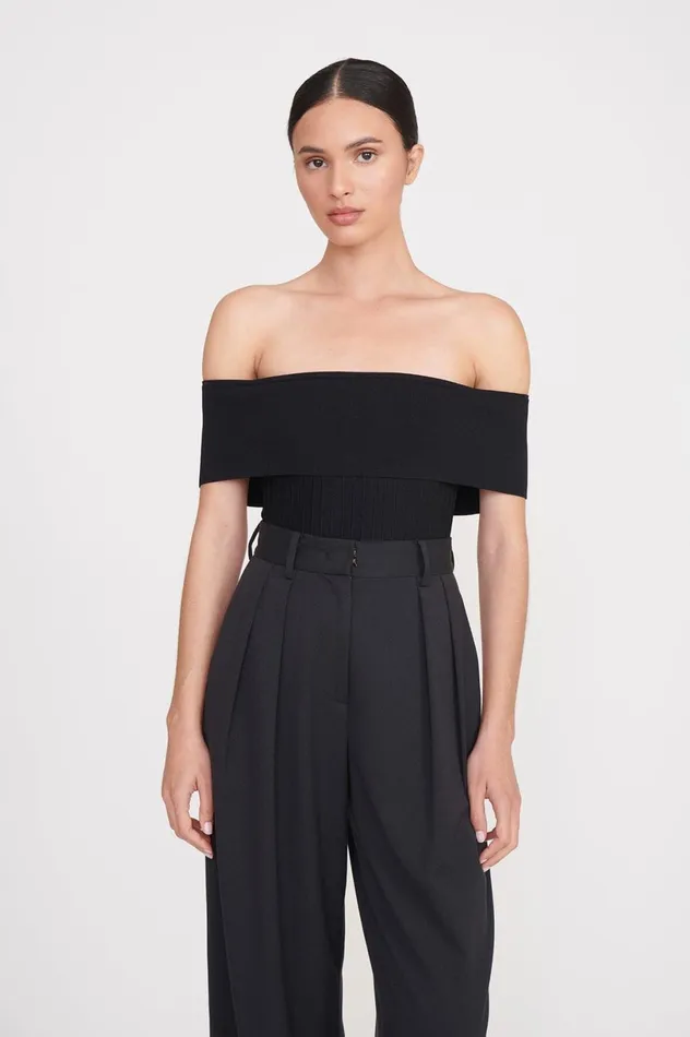 Women Tops STAUD STAUD ARTISTRY TOP BLACK