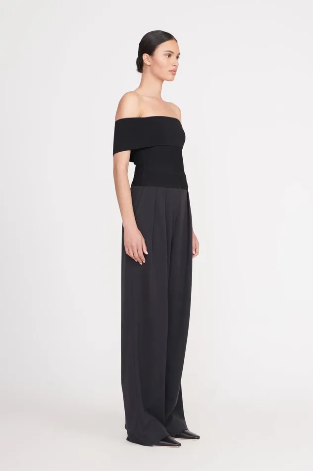 Women Tops STAUD STAUD ARTISTRY TOP BLACK Women Tops STAUD STAUD ARTISTRY TOP BLACK