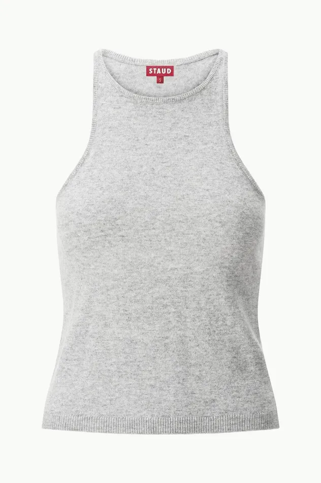 Women Tops STAUD STAUD AYANA TOP HEATHER GREY Women Tops STAUD STAUD AYANA TOP HEATHER GREY