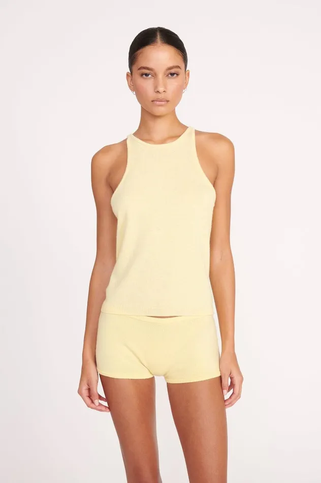 Women Tops STAUD STAUD AYANA TOP LEMON DROP