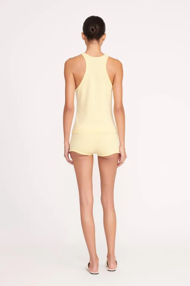 Women Tops STAUD STAUD AYANA TOP LEMON DROP Women Tops STAUD STAUD AYANA TOP LEMON DROP