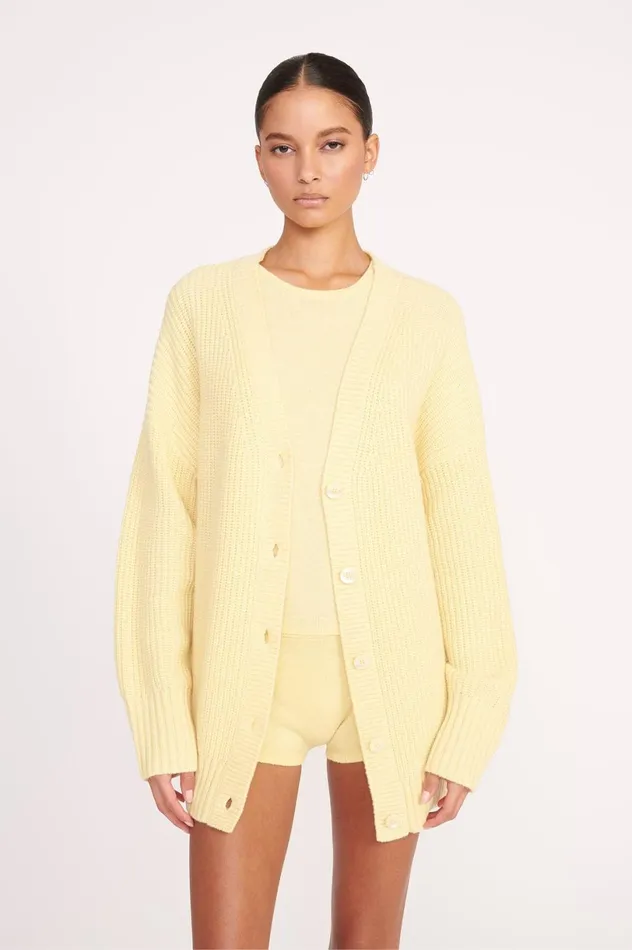 Women Tops STAUD STAUD AYANA TOP LEMON DROP Women Tops STAUD STAUD AYANA TOP LEMON DROP