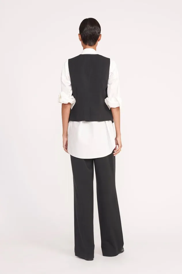 Women Tops STAUD STAUD BRETT VEST NAVY Women Tops STAUD STAUD BRETT VEST NAVY