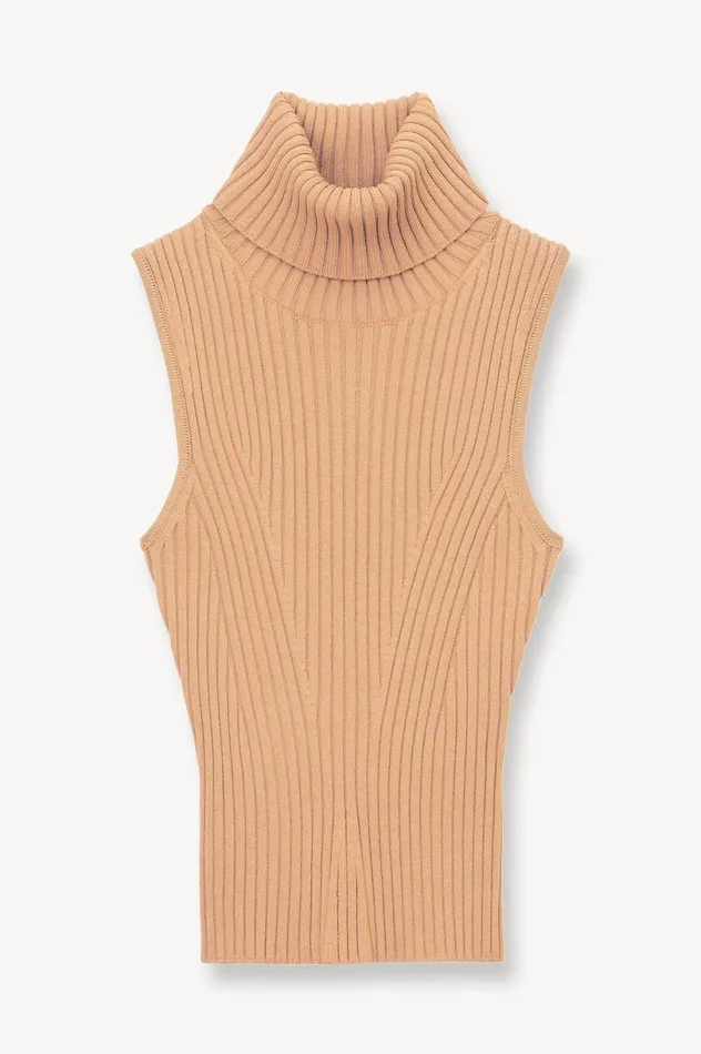 Women Tops STAUD STAUD CALLUM TOP CAMEL Women Tops STAUD STAUD CALLUM TOP CAMEL