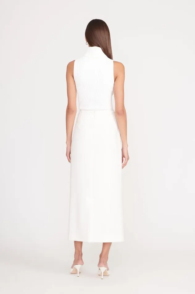 Women Tops STAUD STAUD CALLUM TOP IVORY Women Tops STAUD STAUD CALLUM TOP IVORY